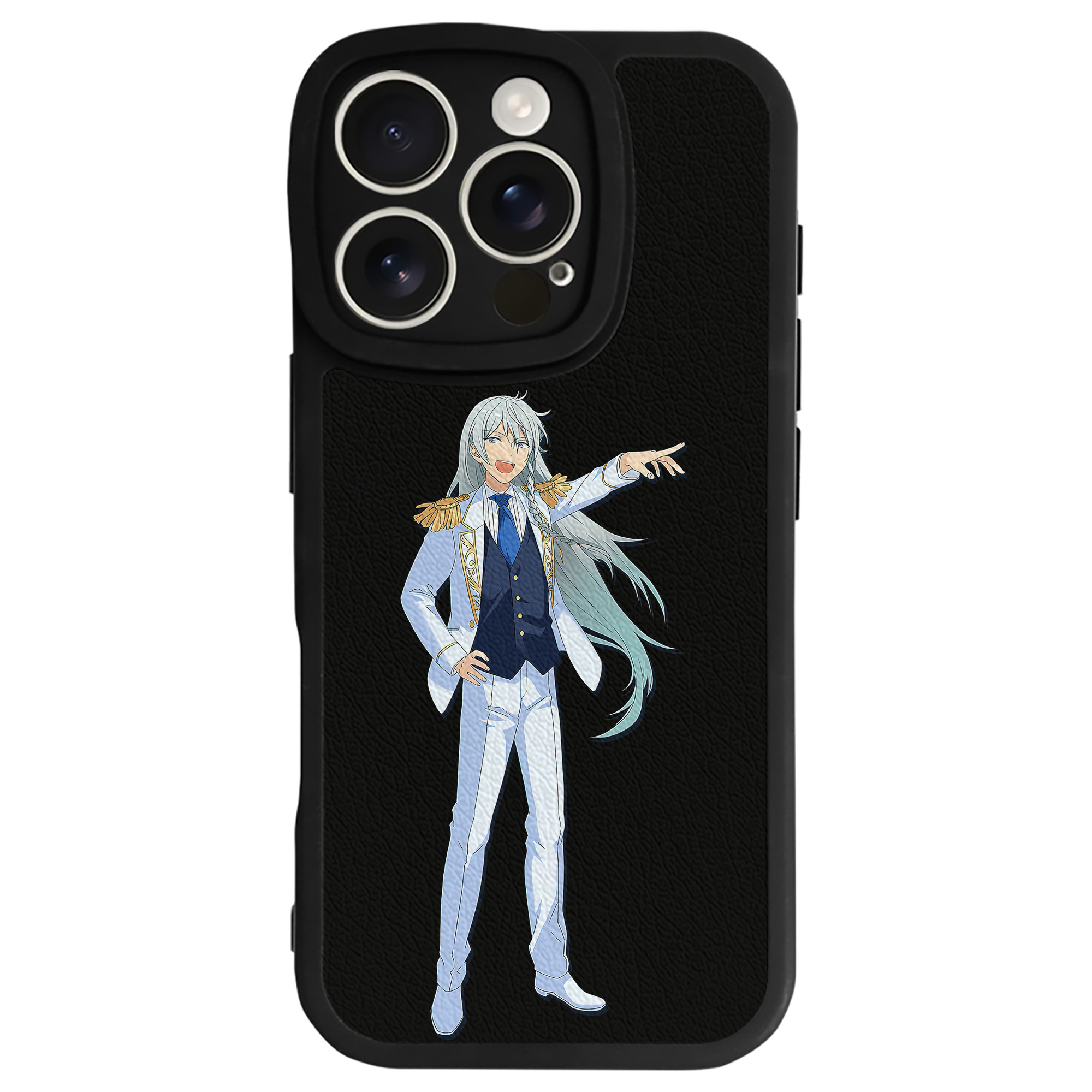 （画像用） あんさんぶるスターズ! Ensemble Stars 【iPhone 16シリーズ対応】シリコンスマホケース（レザー調） 材質：シリコン